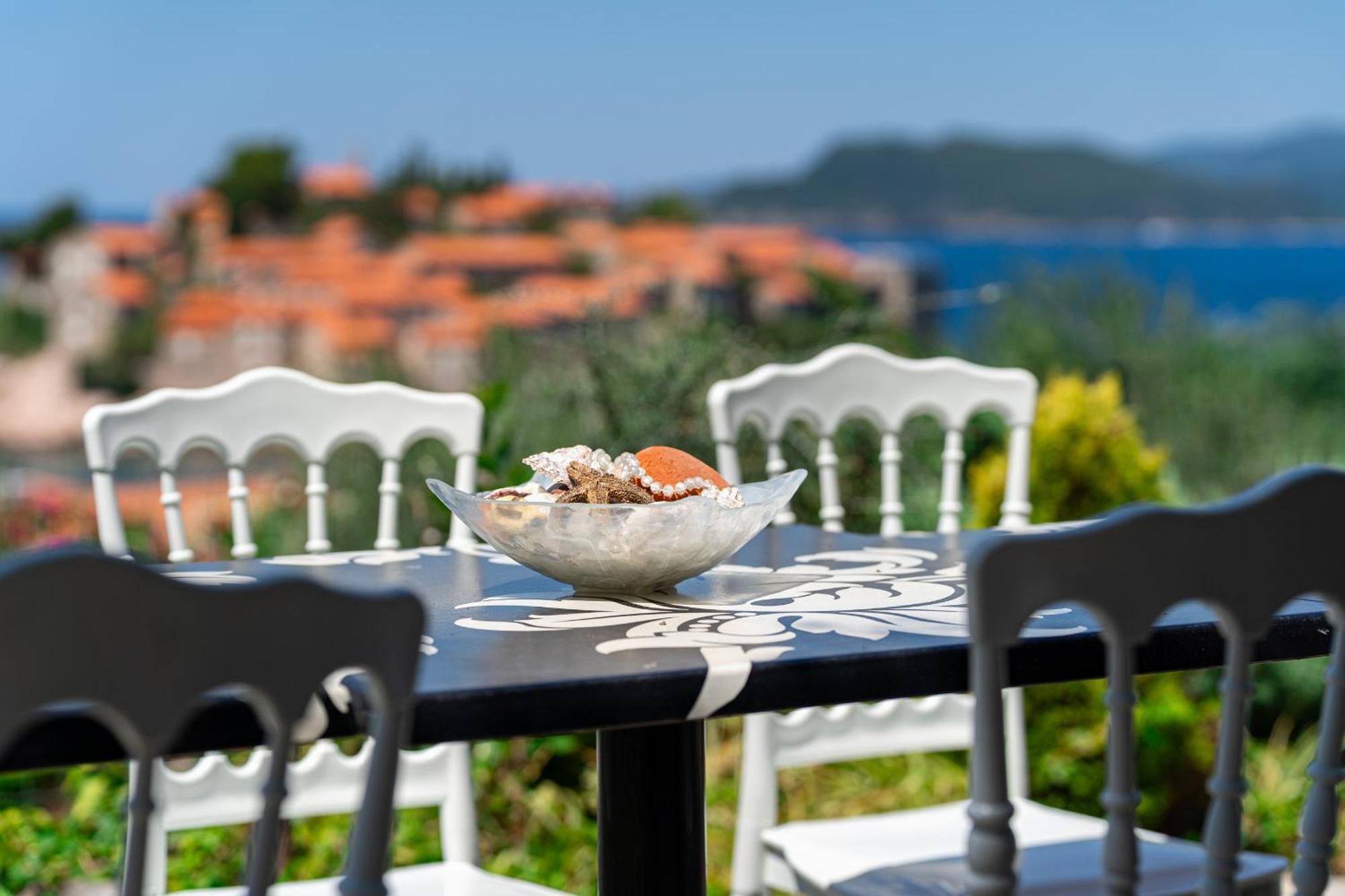 Sun Rose Apartments Sveti Stefan Kültér fotó